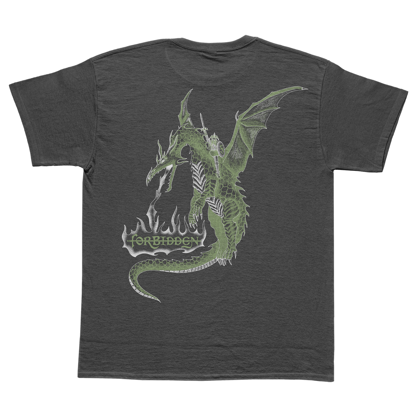 Forbidden Dragon Tee - Grey